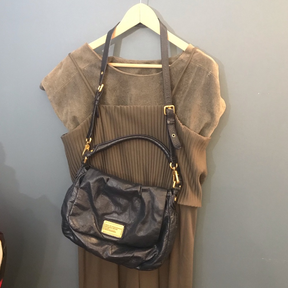Marc By Marc Jacobs Blue Patent Leather Bag